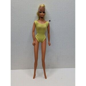Vintage Barbie Size Cherie Doll Twist Waist Hong Kong Clone Judy Rooted Lashes